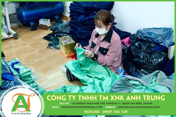 Hình ảnh xưởng may - Công Ty TNHH Thương Mại Xuất Nhập Khẩu Anh Trung